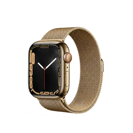 Apple Watch Series 7 41mm Gold Stainless Steel - The Gadget Wolf