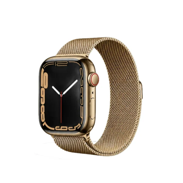 Apple Watch Series 7 41mm Gold Stainless Steel - The Gadget Wolf